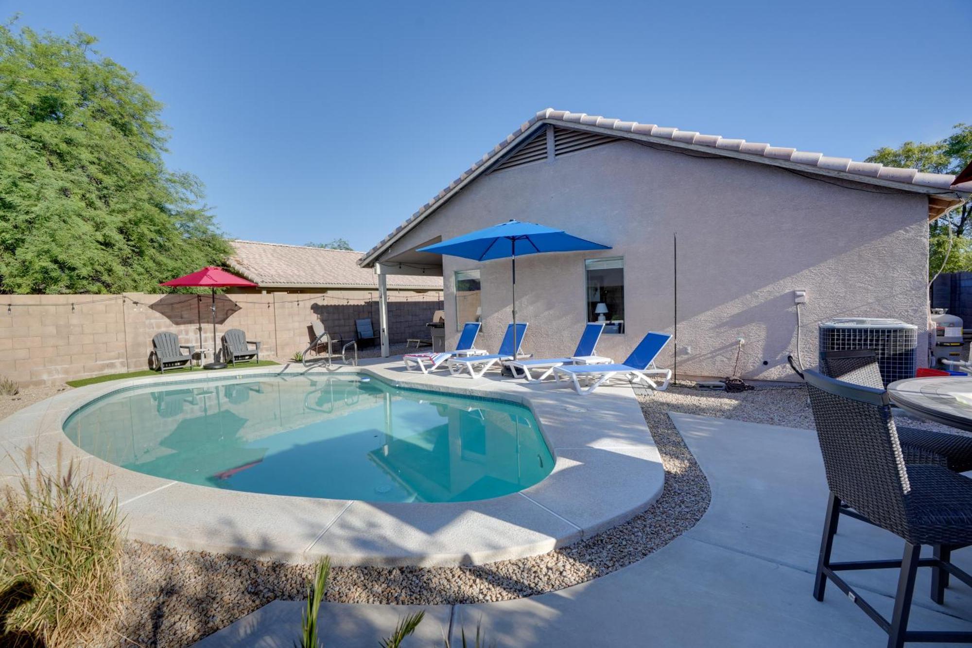 Вилла Sunny Surprise Getaway With Private Yard And Pool Экстерьер фото